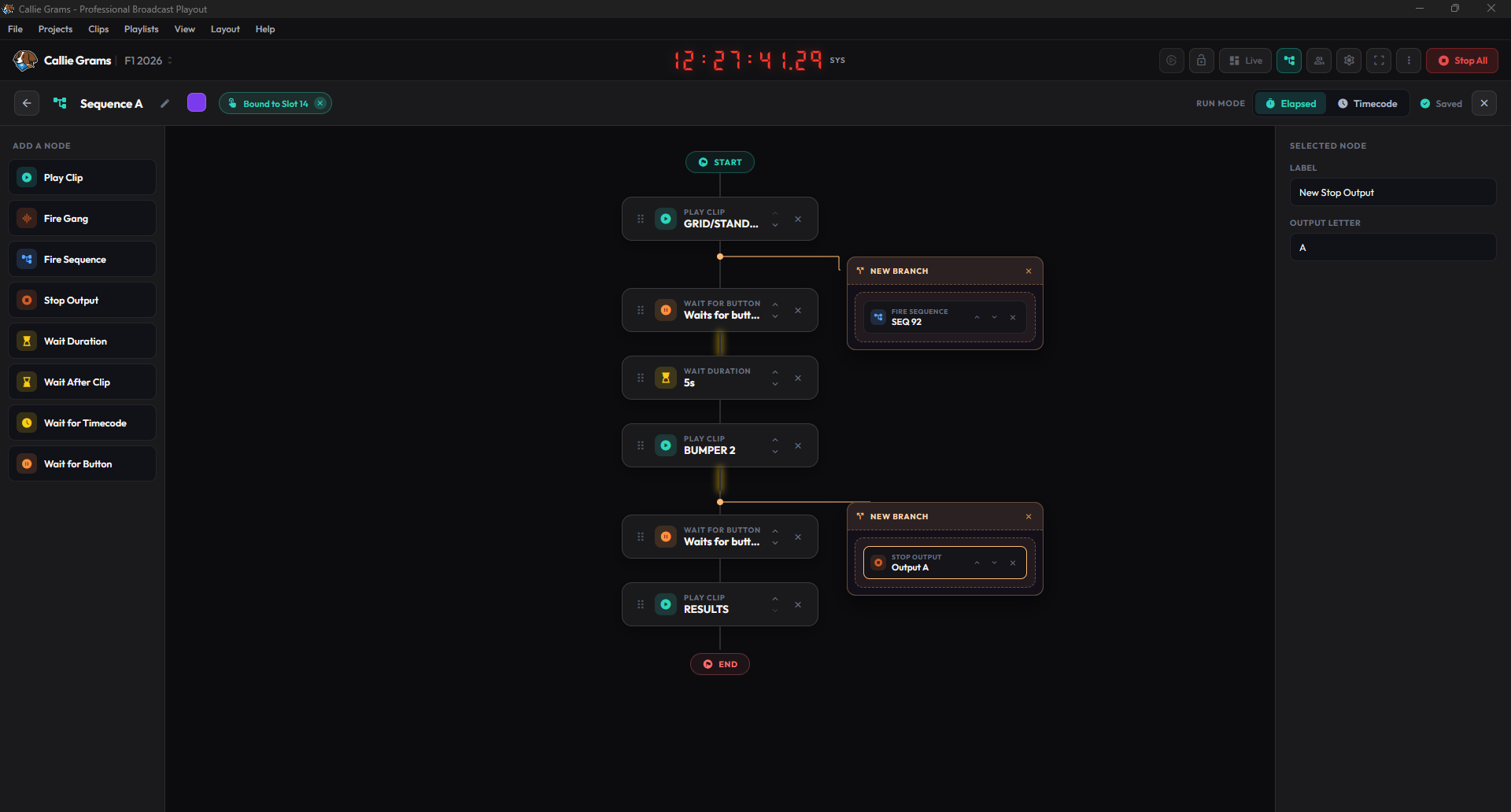 Callie has a powerful sequencer, giving you ultimate control over playback