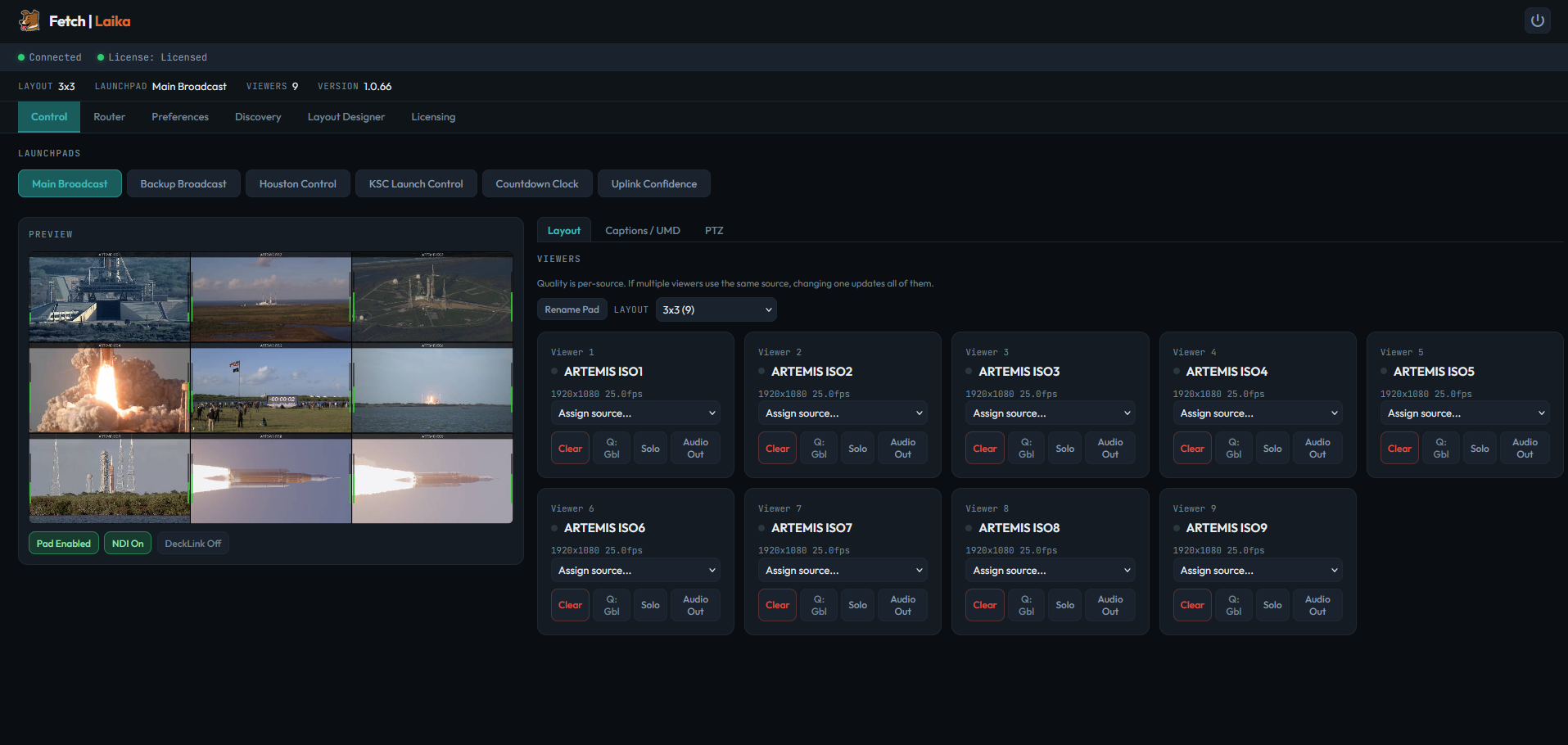 Laika NDI® Multiviewer Web Portal